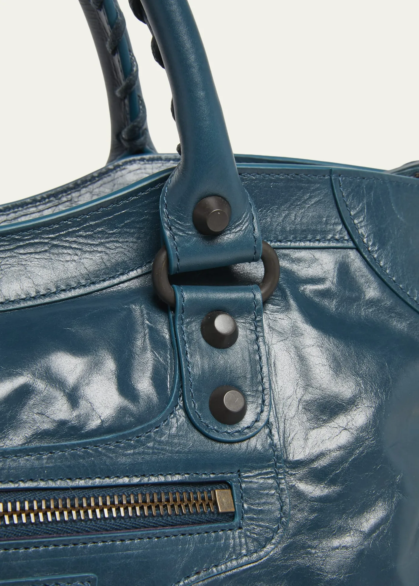 BalenciagaLe City Medium Leather Tote Bag