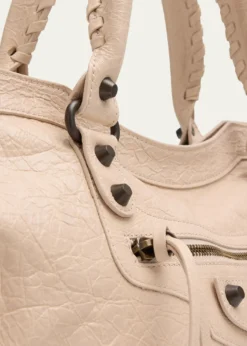 BalenciagaLe City Medium Leather Top-Handle Bag