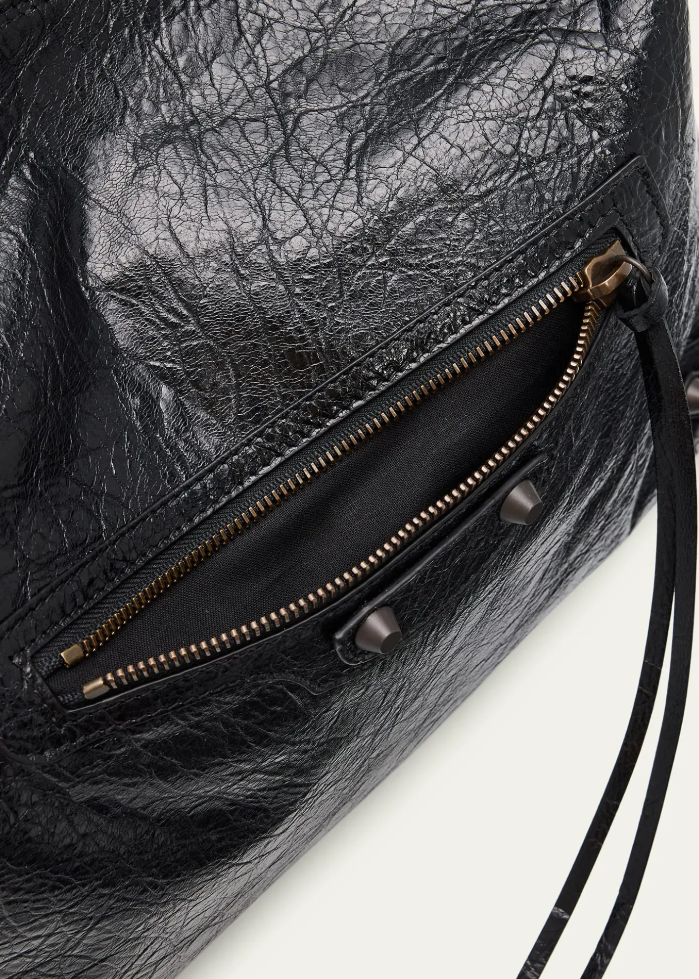 BalenciagaLe City Medium Leather Hobo Bag