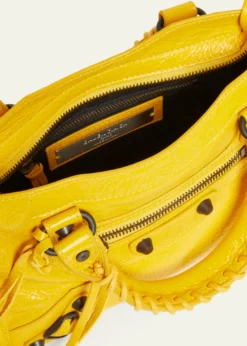 BalenciagaLe City Mini Leather Top-Handle Bag