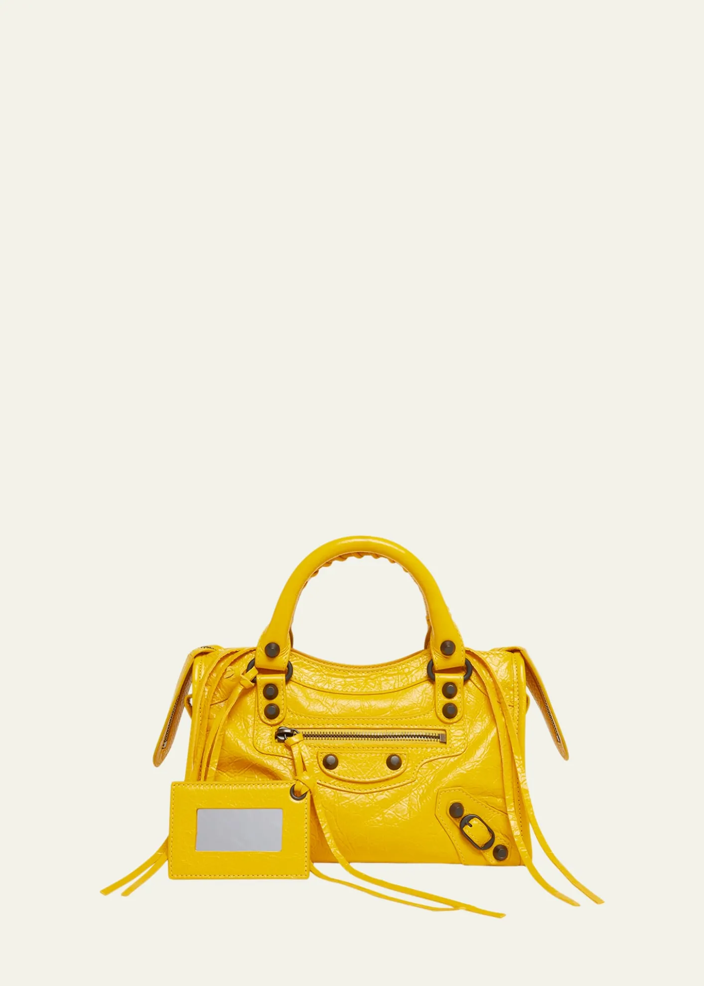 BalenciagaLe City Mini Leather Top-Handle Bag