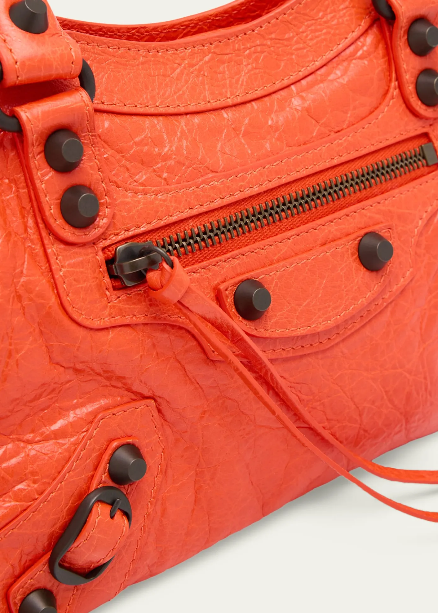 BalenciagaLe City Mini Leather Top-Handle Bag