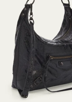 BalenciagaLe City Small Leather Hobo Bag
