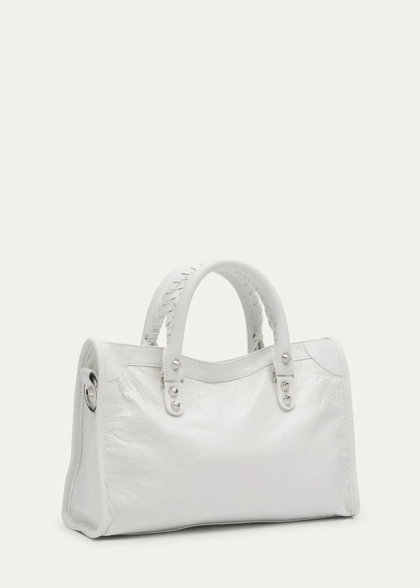 BalenciagaLe City Small Leather Top-Handle Bag