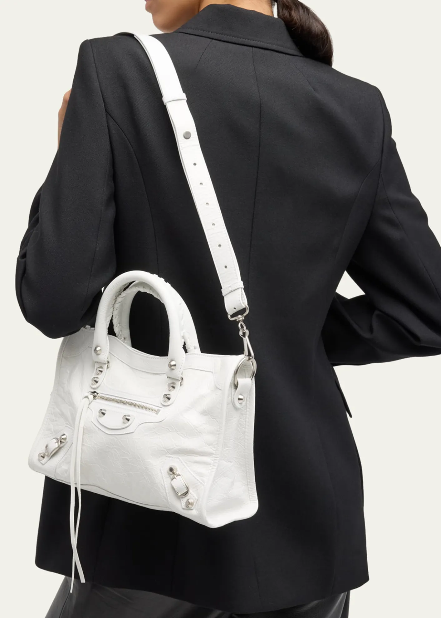 BalenciagaLe City Small Leather Top-Handle Bag