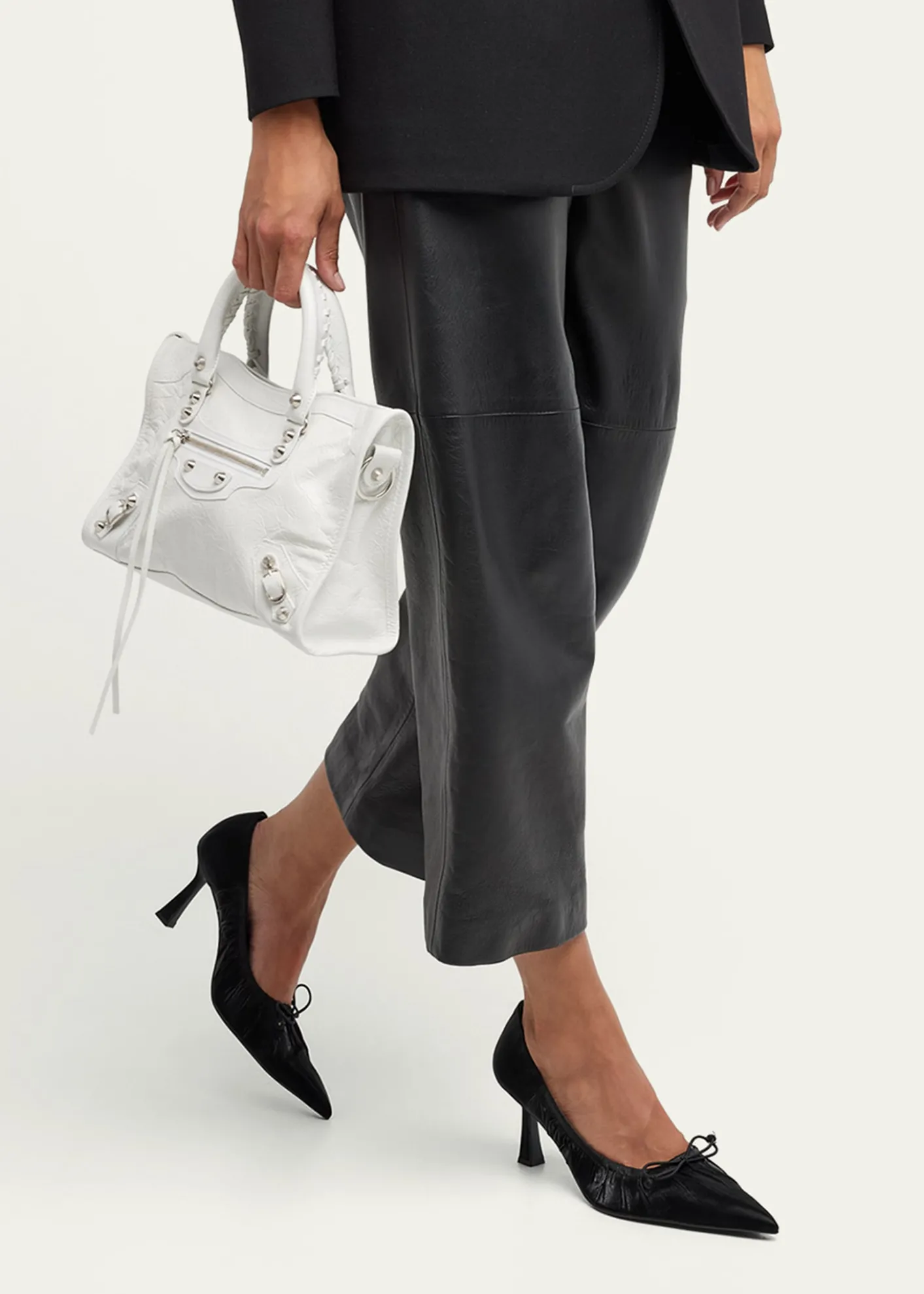 BalenciagaLe City Small Leather Top-Handle Bag