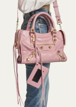 BalenciagaLe City Small Leather Top-Handle Bag