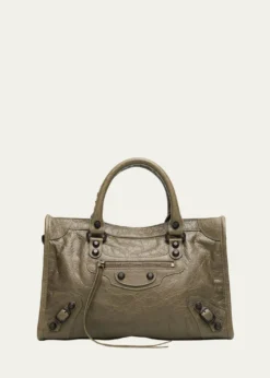 BalenciagaLe City Small Leather Top-Handle Bag