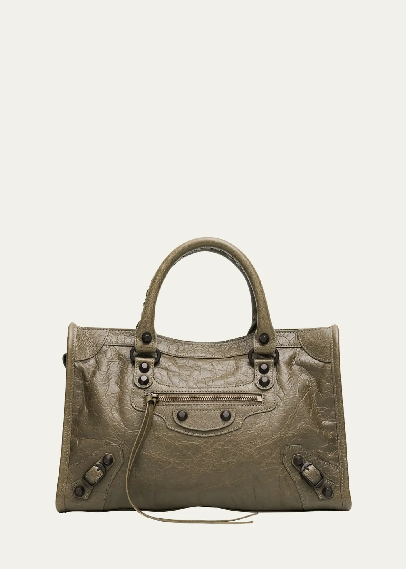 BalenciagaLe City Small Leather Top-Handle Bag