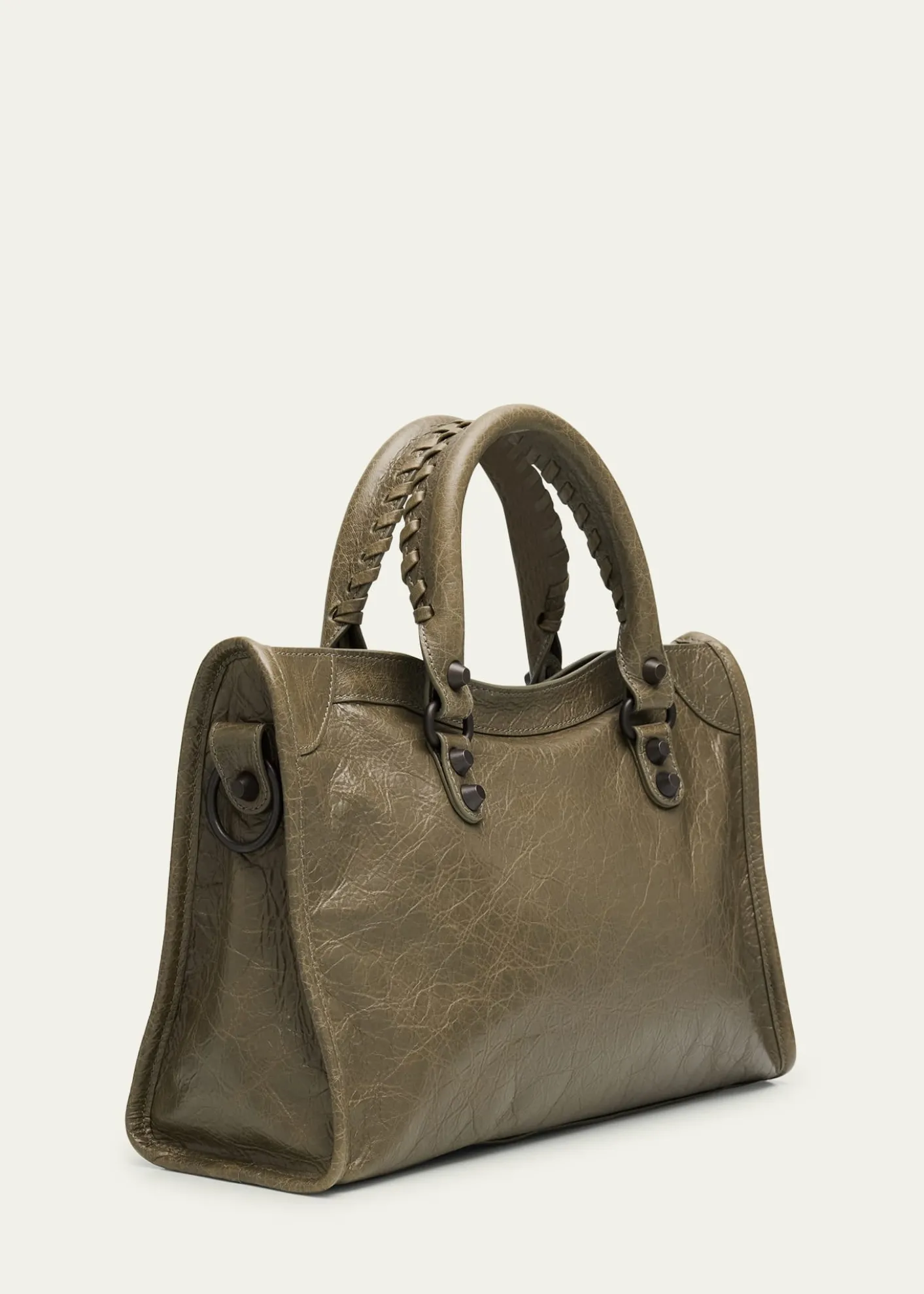 BalenciagaLe City Small Leather Top-Handle Bag