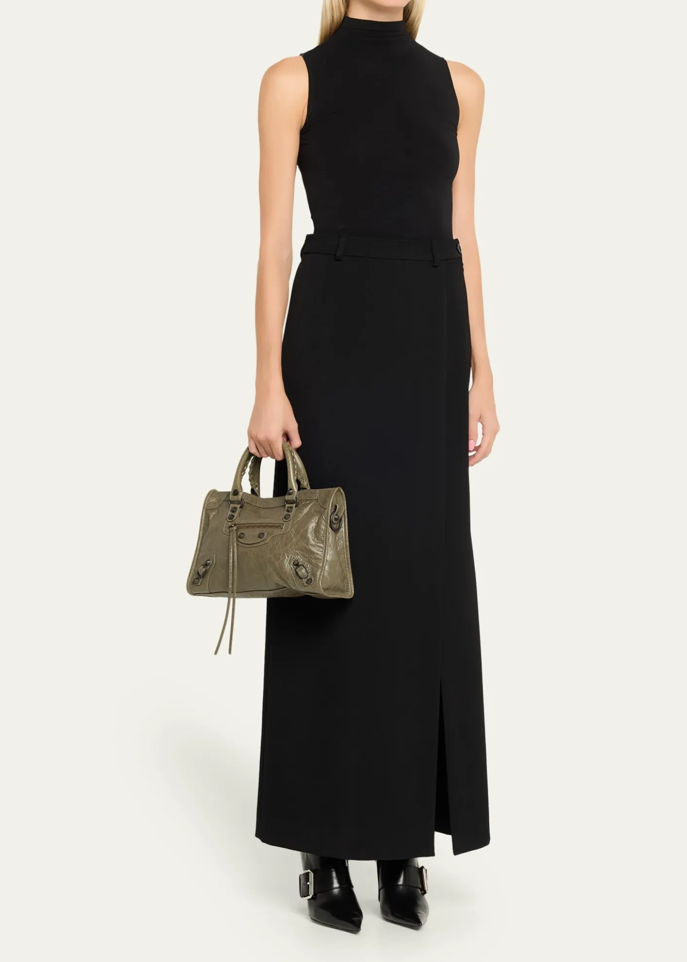 BalenciagaLe City Small Leather Top-Handle Bag