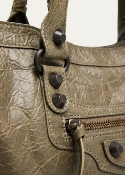 BalenciagaLe City Small Leather Top-Handle Bag