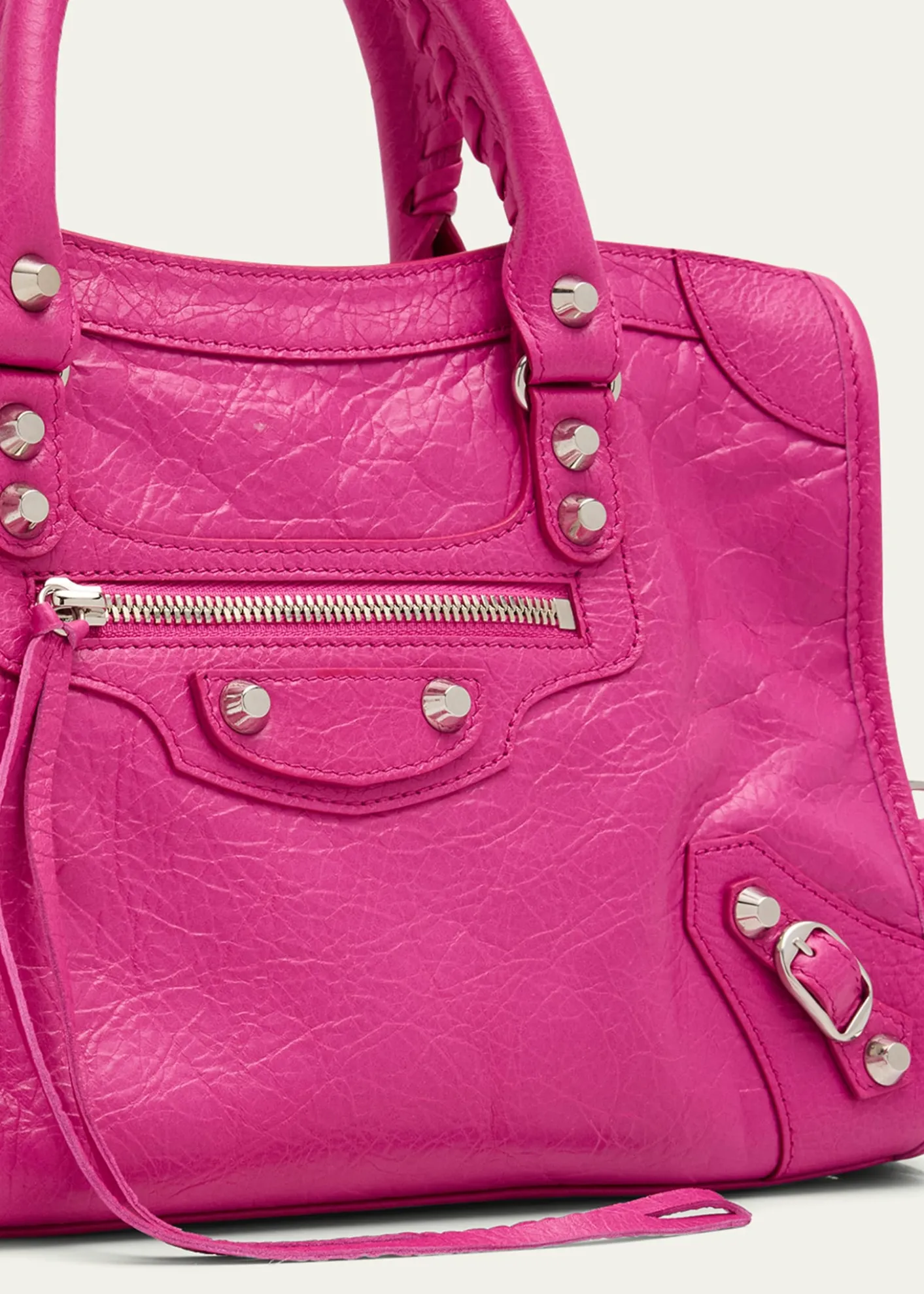 BalenciagaLe City Small Leather Top-Handle Bag