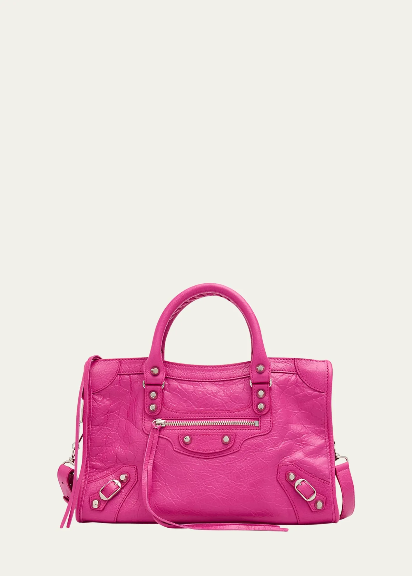 BalenciagaLe City Small Leather Top-Handle Bag