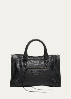 BalenciagaLe City Small Leather Top-Handle Bag