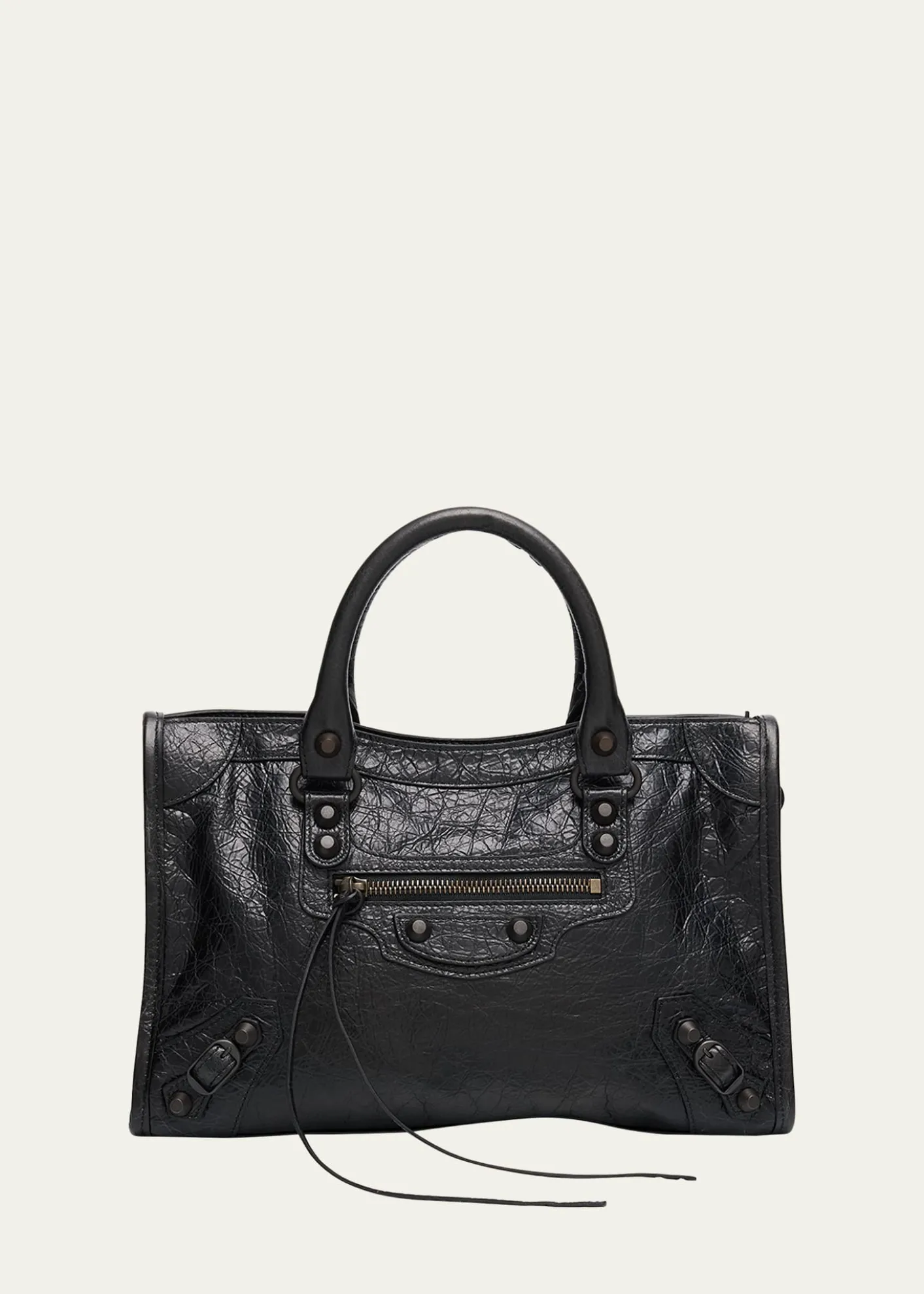 BalenciagaLe City Small Leather Top-Handle Bag