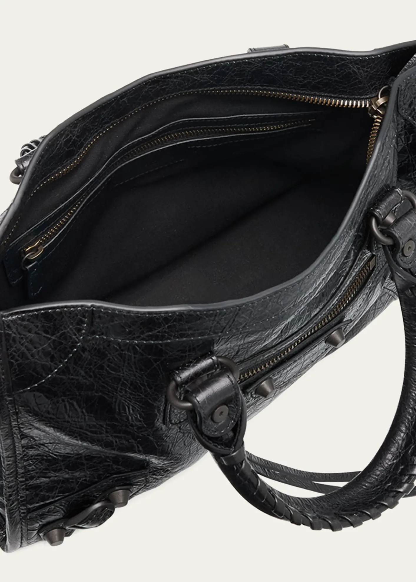 BalenciagaLe City Small Leather Top-Handle Bag