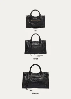 BalenciagaLe City Small Leather Top-Handle Bag