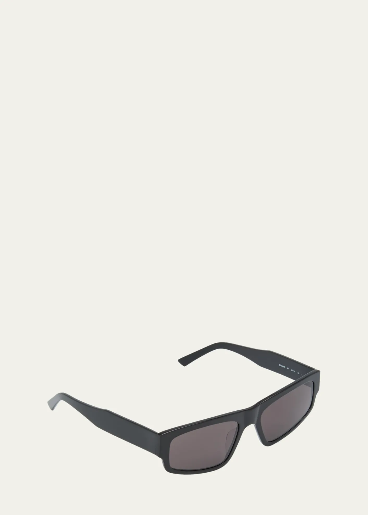 BalenciagaLogo Acetate Rectangle Sunglasses