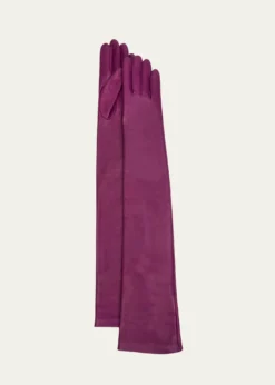 BalenciagaLong Lambskin Leather Gloves