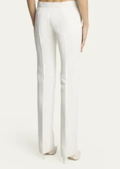 BalenciagaLow-Rise Pleated Slim-Leg Tailored Pants