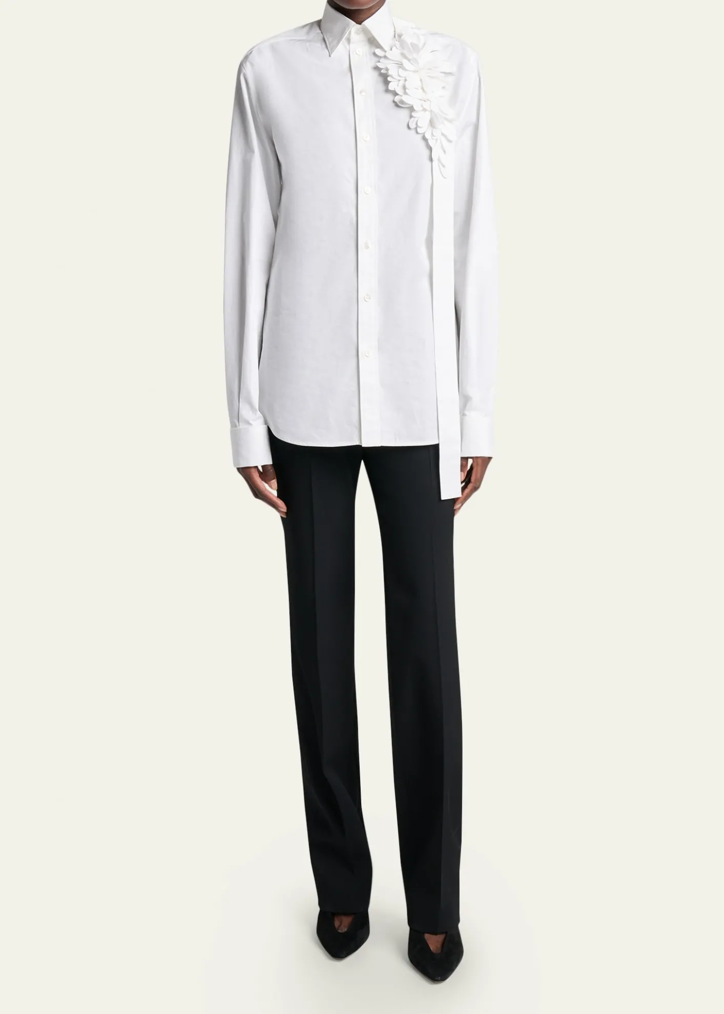 BalenciagaLow-Rise Slim-Leg Tailored Pants