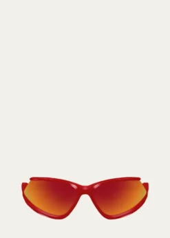 BalenciagaMen's BB0289SM Plastic Wrap Sunglasses