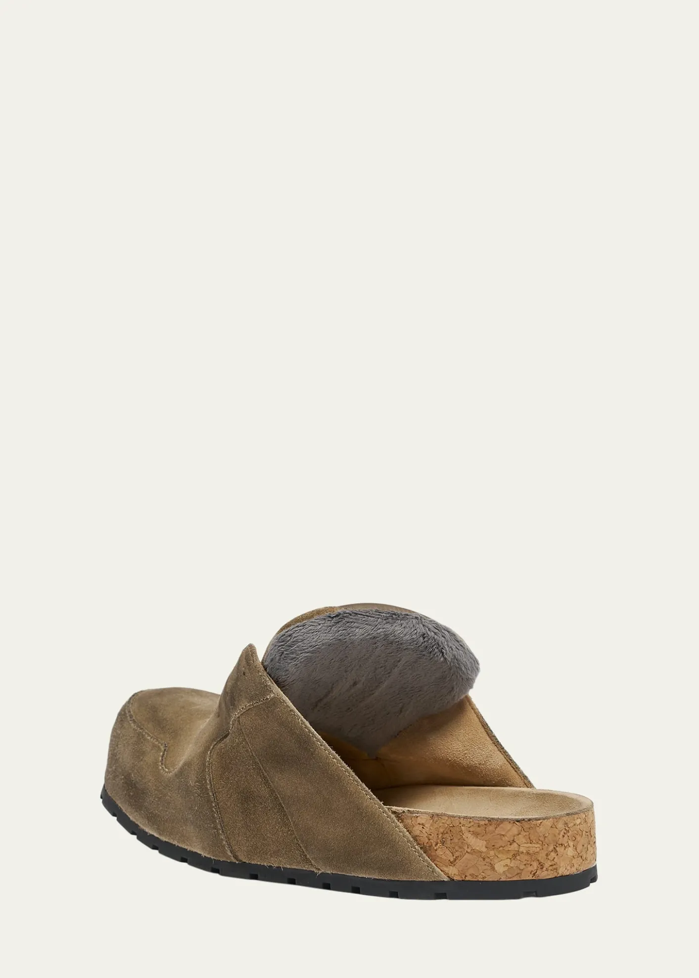 BalenciagaMen's Dumbo Distressed Suede Mules
