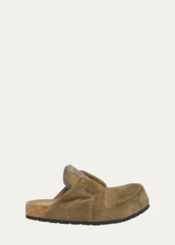 BalenciagaMen's Dumbo Distressed Suede Mules