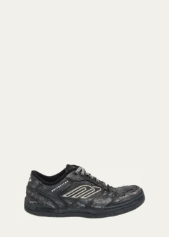 BalenciagaMen's Hamptons Calfskin Low-Top Sneakers