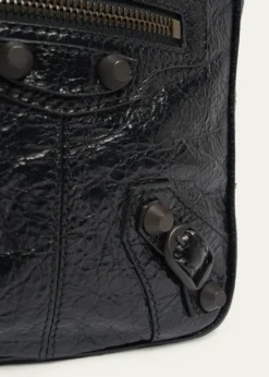 BalenciagaMen's Le City Leather Crossbody Bag