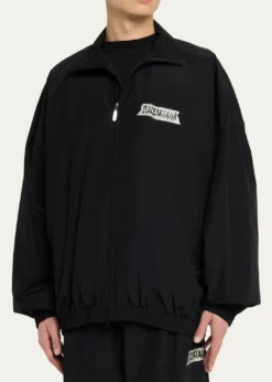 BalenciagaMen's Masking Tape Track Jacket