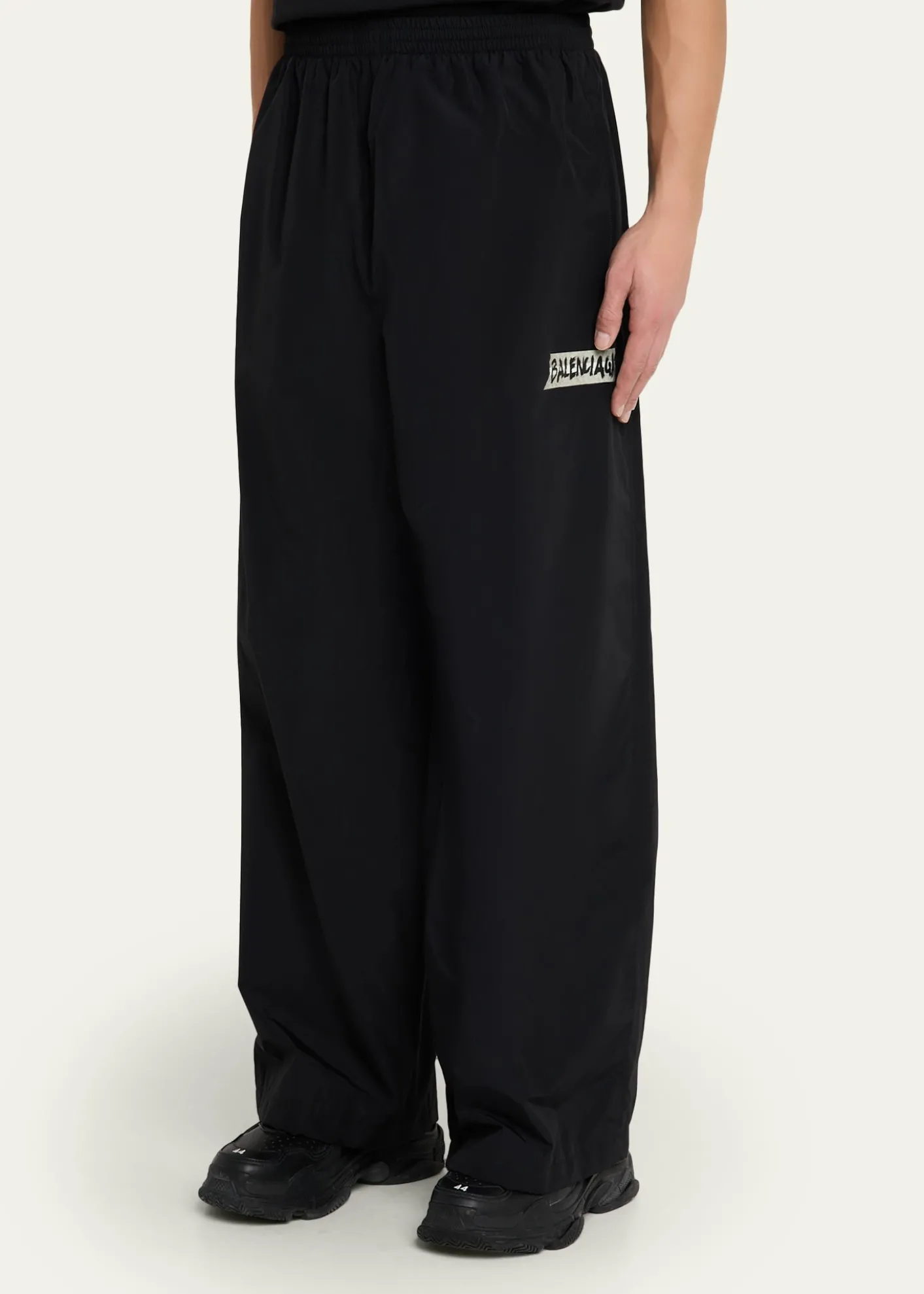 BalenciagaMen's Masking Tape Tracksuit Pants