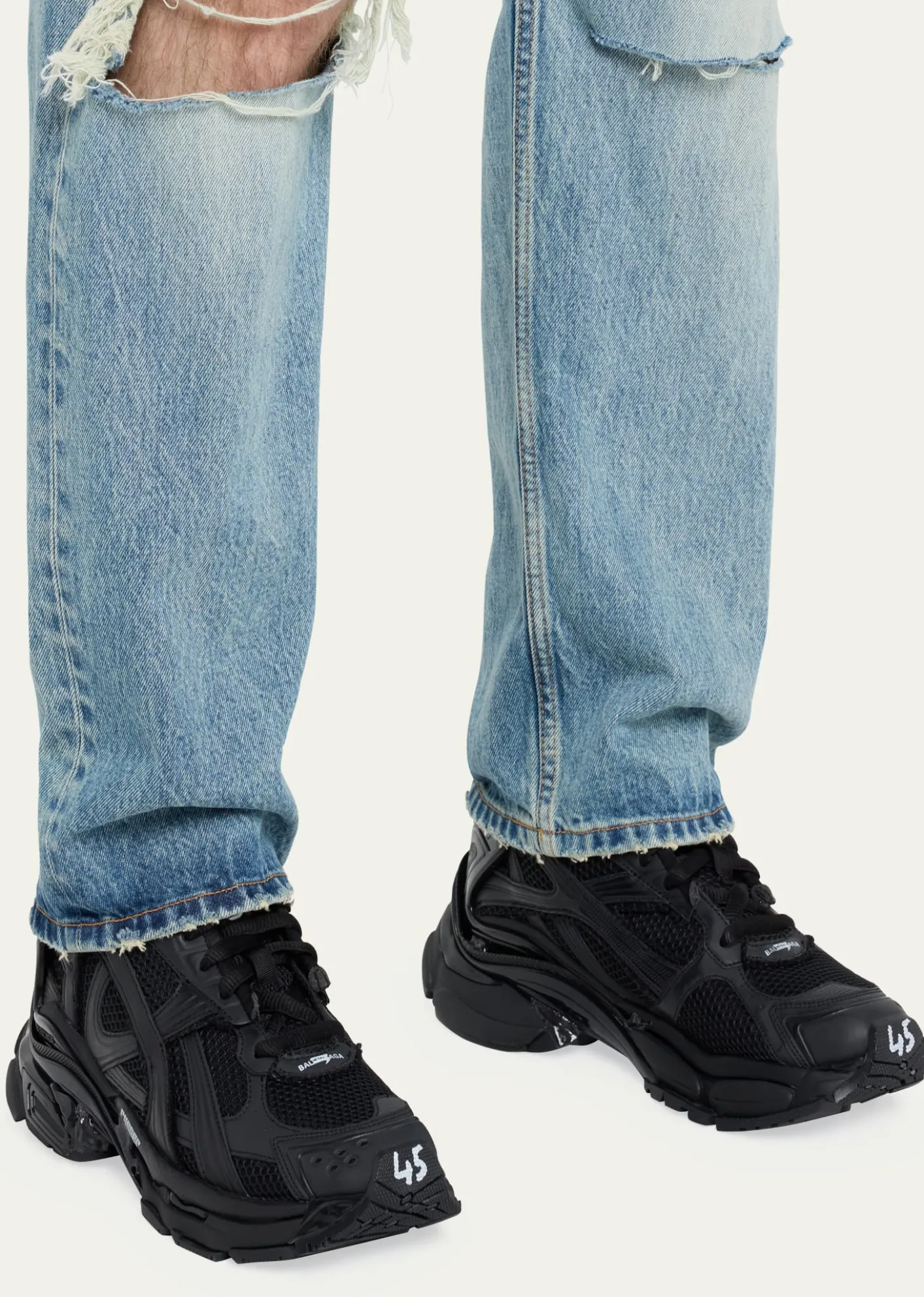 BalenciagaMen's Mesh Runner Sneakers