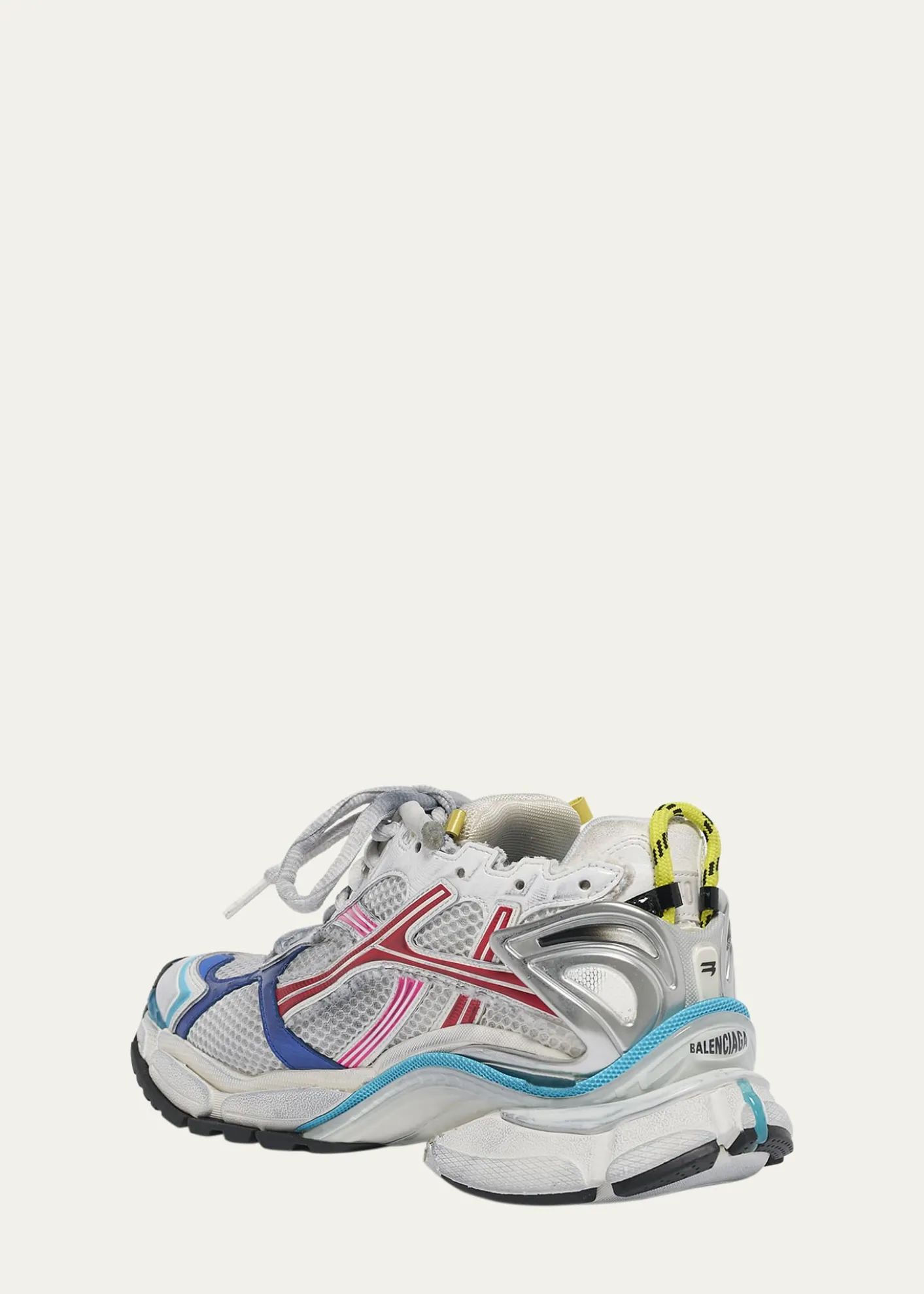 BalenciagaMen's Multicolor Mesh Runner Sneakers