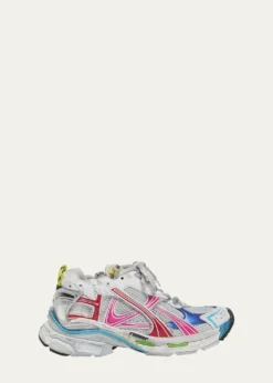 BalenciagaMen's Multicolor Mesh Runner Sneakers