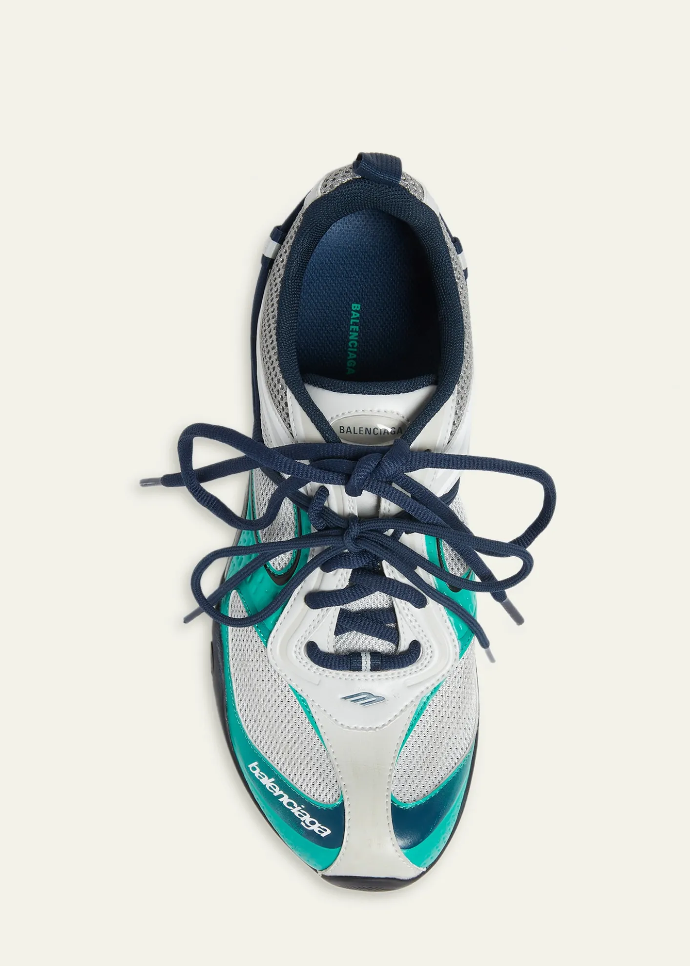 BalenciagaMen's Radar Gradient Lines Low-Top Sneakers