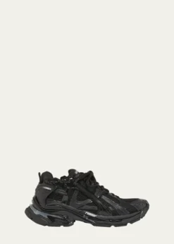 BalenciagaMen's Runner LED Mesh & Faux Leather Sneakers