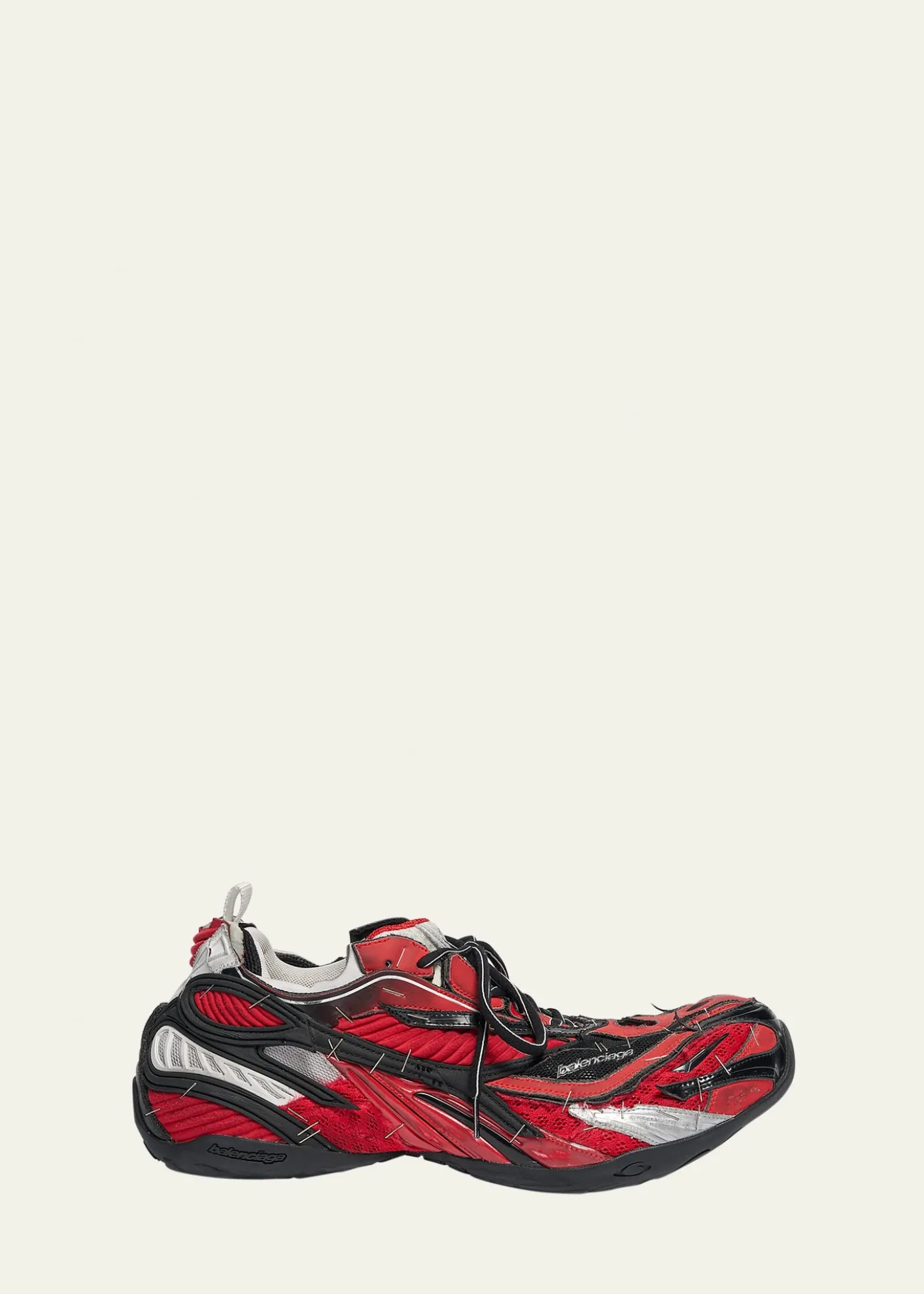 BalenciagaMen's Soleless Distressed Low-Top Sneakers