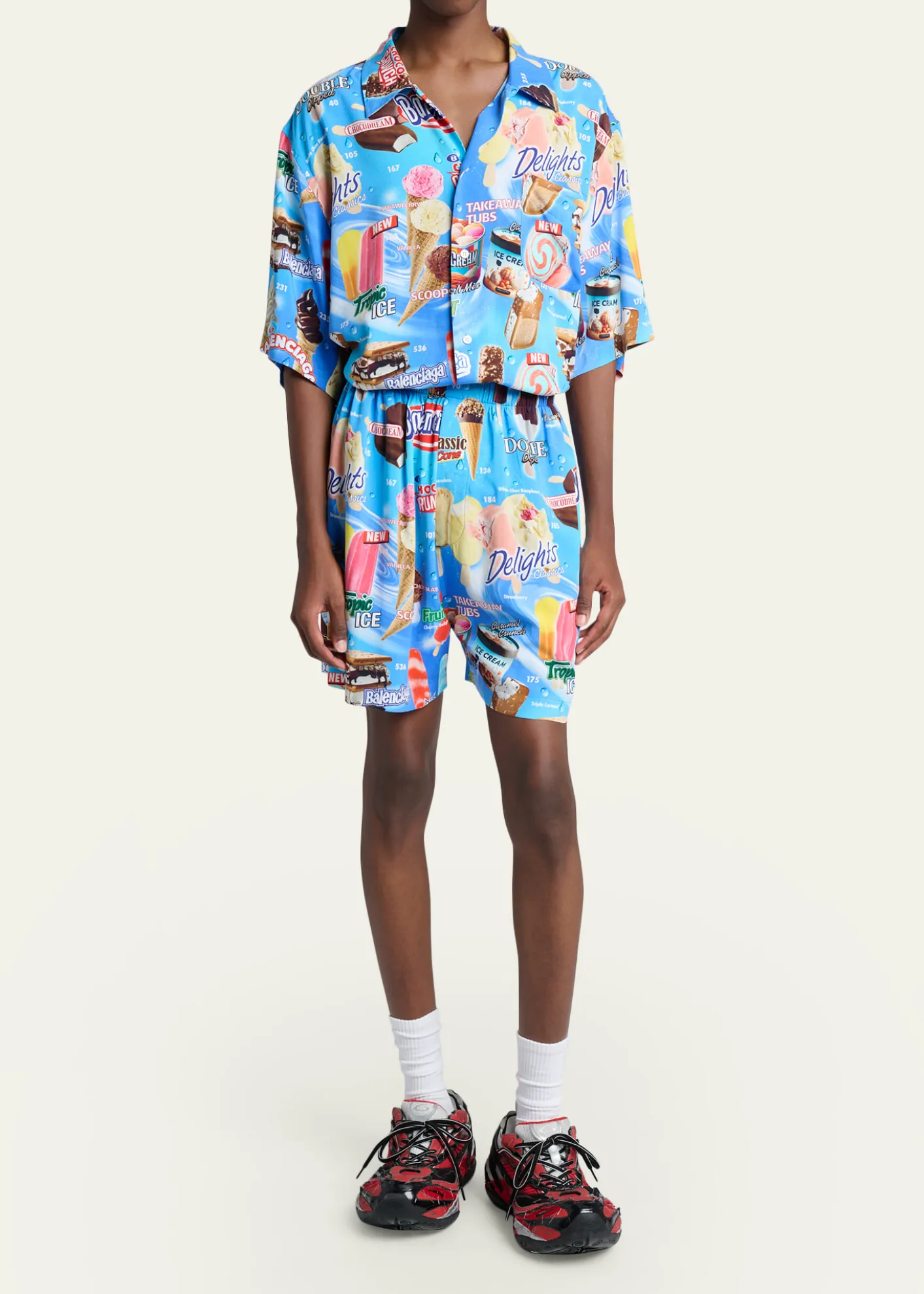 BalenciagaMen's Sweet Treat Pajama Shorts