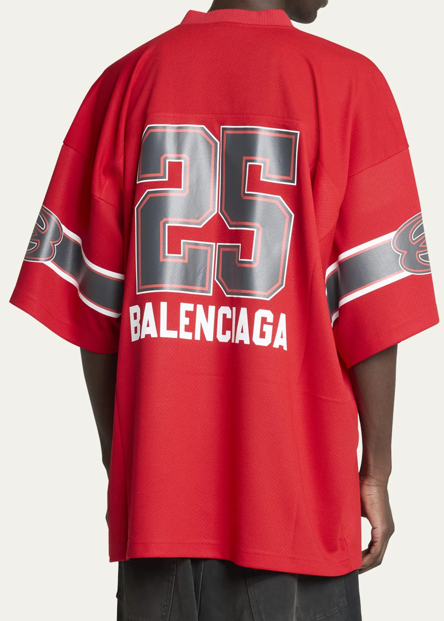 BalenciagaMen's Unity Sports Icon Mesh Jersey T-Shirt