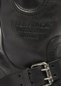 BalenciagaMen's Venom Leather Combat Boots