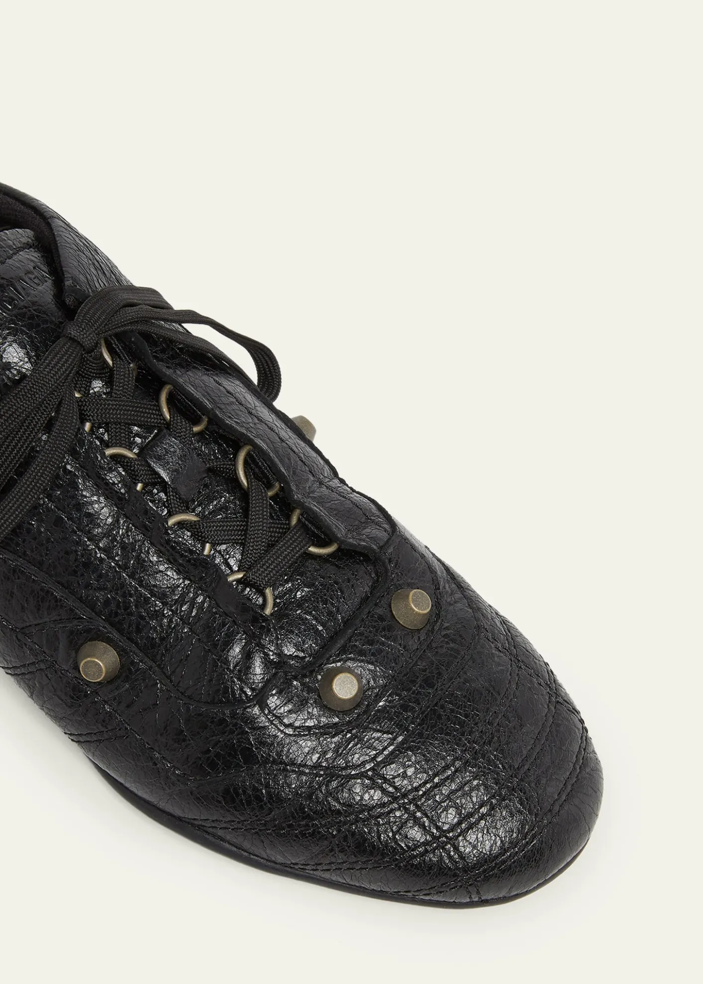 BalenciagaMen's Zen Slim Studded Leather Low-Top Sneakers