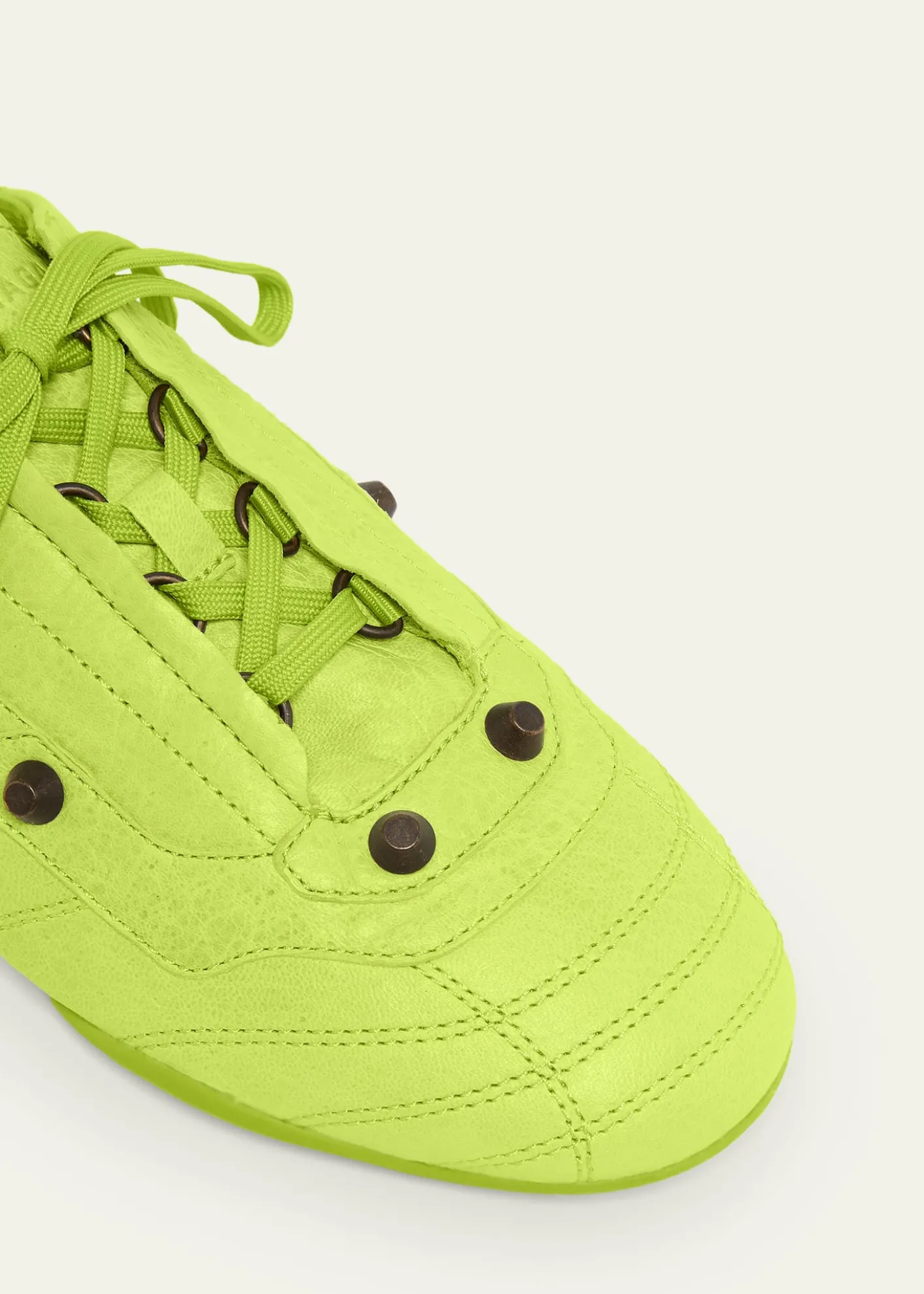 BalenciagaMen's Zen Slim Studded Leather Low-Top Sneakers