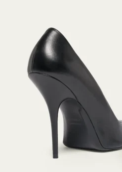 Balenciaga90mm Avenue Leather Pointed-Toe Pumps