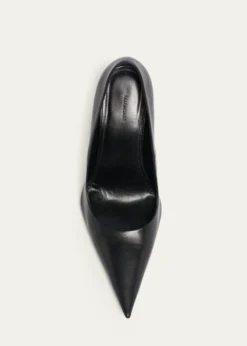 Balenciaga90mm Avenue Leather Pointed-Toe Pumps