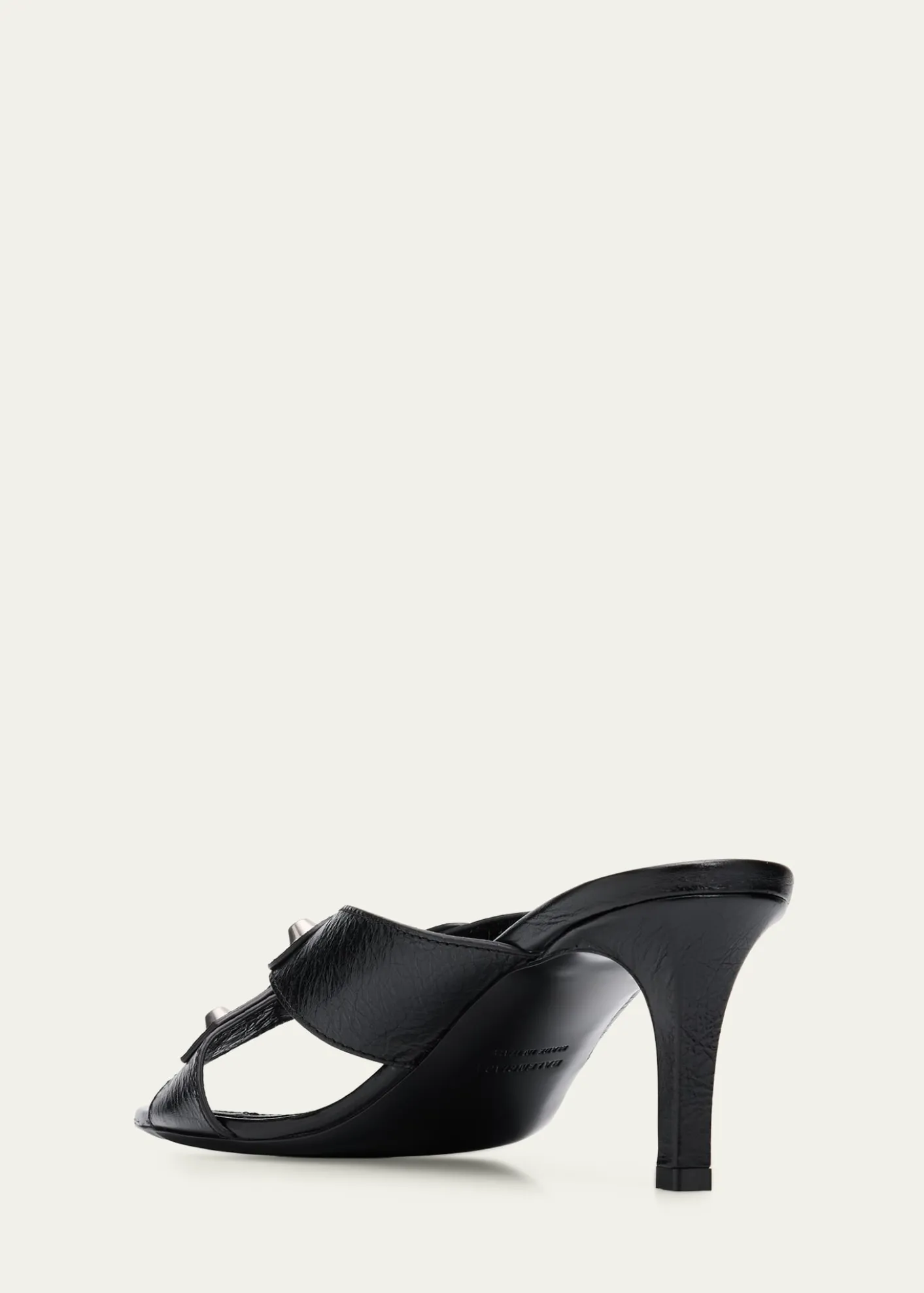 Balenciaga70mm City Arena Leather Mule Sandals