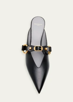 Balenciaga45mm City Leather Mules