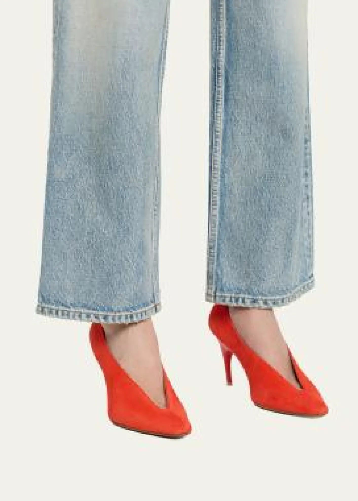 Balenciaga90mm Duchesse Suede Pumps