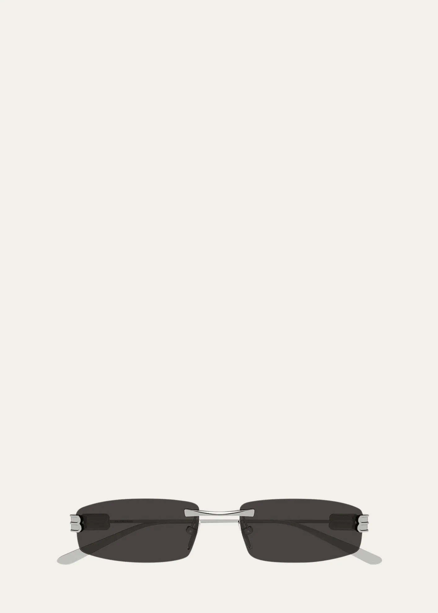 Balenciaga62mm Metal Rectangular Sunglasses